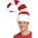 Smiffys Striped Santa Hat