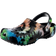 Crocs Classic Tie-Dye Graphic Clog - Multi Black/Black