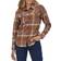 Patagonia Women's Long Sleeve Organic Cotton Midweight Fjord Flannel Shirt - Comstock/Dusky Brown