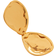 Monica Vinader Deia Pebble Locket - Gold