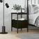 vidaXL 826043 Black Bedside Table 36x34cm