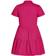 City Chic Tier Shirt Dress - Pop Pink