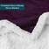 PAVILIA Sherpa Fleece Blankets Purple (152.4x127cm)