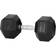 Mar Rubber Hex Dumbbells 20kg Single