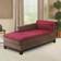 Sure Fit Deluxe Armless Loose Sofa Cover Red (165.1x88.9cm)