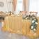 B-COOL Sparkly Drape Tablecloth Gold (203.2x127cm)