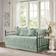 Madison Park Genoa Loose Sofa Cover Green (190.5x99.1)