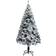 vidaXL Artificial with Flocked Snow Green Árbol de Navidad 120cm