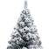 vidaXL Artificial with Flocked Snow Green Juletræ 120cm