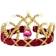 Robetoy Tiara Princess Velvet Red