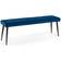 Julian Bowen Luxe Blue Settee Bench 140x47cm
