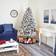 Nearly Natural Flocked West Virginia Christmas Tree 84"