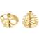 Georg Jensen 2023 Taper Gold Lysestage 5.9cm 2stk