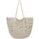 The Sak Faye Hand Crochet Tote - Natural Fan