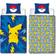 Halantex Pikachu & Pokemon Electric Reversible Bed 140x200cm