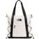 The North Face Borealis Tote Bag - Gardenia White/TNF Black