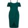 City Chic Flirtation Dress Plus Size - Emerald