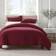 Serta Simply Clean Duvet Cover Red (228.6x172.7)