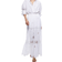 Alice + Olivia Reise Paneled Maxi Skirt - White