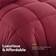 Sweet Home Collection 7 Piece Comforter Set Bed Linen Red (30.5x30.5cm)