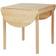 Homcom Drop Leaf for Small Spaces Natural Wood Finish Dining Table 31.5x55"