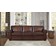 Hydeline Brookfield Caramel Brown Sofa 95" 3 Seater