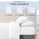 Hotel Bedding Silky Soft Bed Sheet White (274.3x259.1cm)