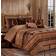 Chezmoi Collection Sedona Bed Linen Brown (233.7x228.6cm)