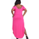 White Mark Lexi Maxi Dress Plus Size - Fuchsia