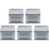 Iris 7qt 5pk Stacking Drawer Storage Box 5pcs