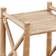 vidaXL Bamboo Bokhylla 117cm