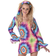 Partychimp 1970's Tye Dye Dress Costume