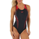 Speedo Women's Placement Laneback Swimsuit - Black/Red