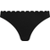 Accessorize Scallop Trim Bikini Bottoms - Black