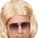 Widmann 70-tals Dandy Blond Perukset med Mustasch