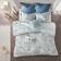 Madison Park Lian Bedspread Blue (264.2x233.7cm)