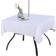 Fitable Washable with Zipper Tablecloth White (152.4x152.4cm)