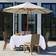 Fitable Washable with Zipper Tablecloth White (152.4x152.4cm)