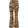 Stella McCartney Tiger-Print Flared Pants - Beige