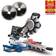 Scheppach Afkort-trekverstekzaag HM254SPX 2200W 255mm Laser, LED en draaitafel 2 zaagbladen
