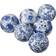 Oriental Furniture Porcelain Ball Decoration 7.6cm 6pcs