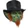 Ghoulish Productions Mad Goblin Leprechaun Adult Latex Costume Mask