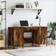 vidaXL 829553 Smoked Oak Writing Desk 50x140cm