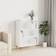 vidaXL Engineered Wood White Bokhylla 90cm