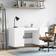 vidaXL 829516 White Skrivebord 50x140cm