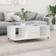 vidaXL Engineered Wood White Soffbord 50x102cm