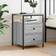 vidaXL Cabinet Engineered Gray Sonoma Oak Comodino 44x45cm