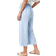 Roman Roman Tie Detail Stretch Waist Culottes - Light Blue