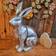 Voss Bunney Rabbit Antik Silber Osterdekoration 51cm