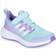 Adidas Fortarun 2.0 Cloudfoam Elastic Lace Top Strap Shoes - Semi Flash Aqua/Silver Metallic/Orchid Fusion